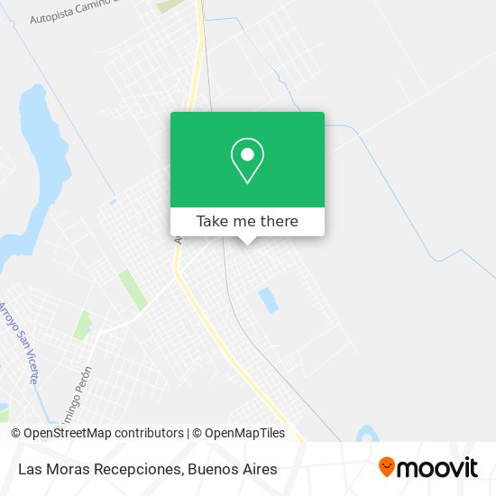 Las Moras Recepciones map