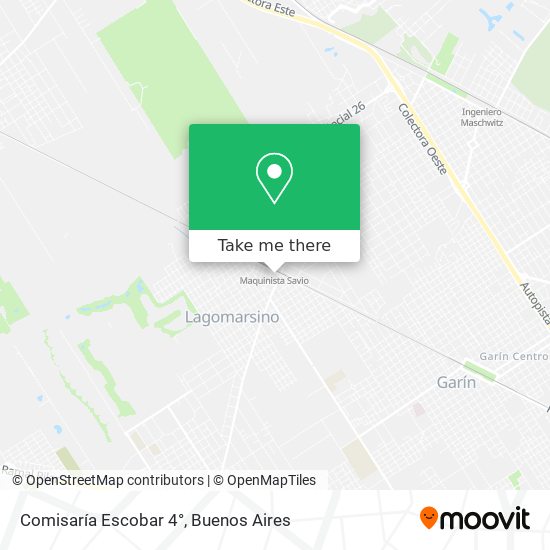 Comisaría Escobar 4° map