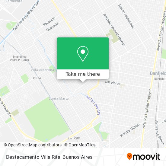 Destacamento Villa Rita map