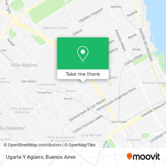 Ugarte Y Agüero map