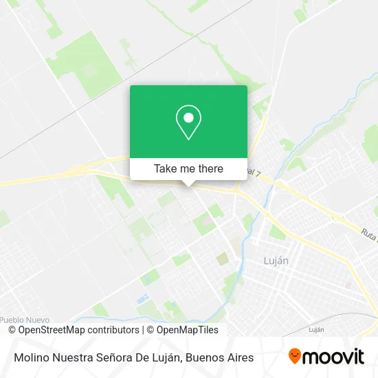 Mapa de Molino Nuestra Señora De Luján