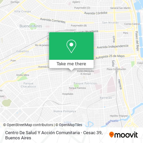 Centro De Salud Y Acción Comunitaria - Cesac 39 map