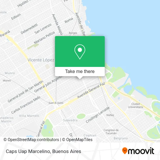 Mapa de Caps Uap Marcelino