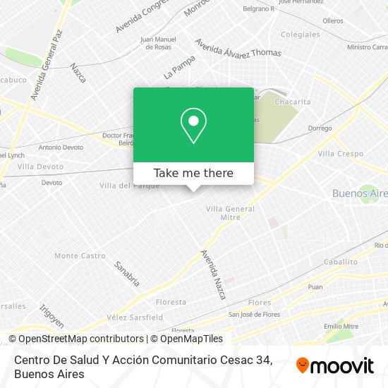 Centro De Salud Y Acción Comunitario Cesac 34 map