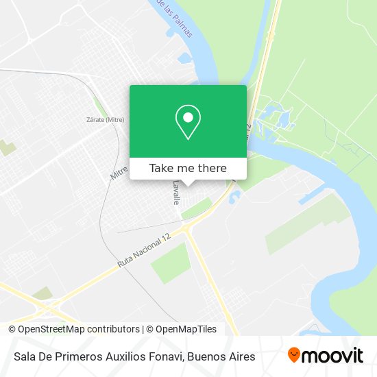 Sala De Primeros Auxilios Fonavi map