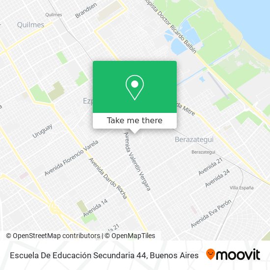 Mapa de Escuela De Educación Secundaria 44