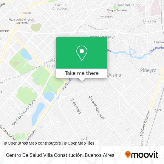 Centro De Salud Villa Constitución map