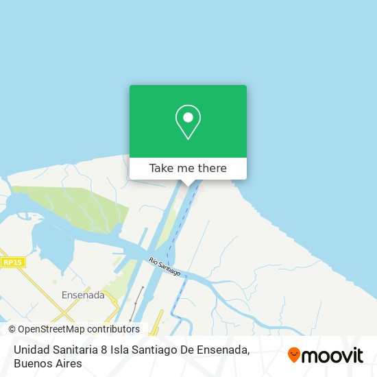 Unidad Sanitaria 8 Isla Santiago De Ensenada map