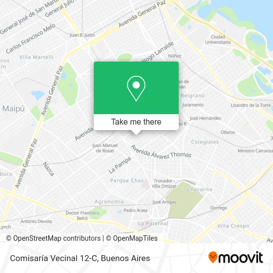 Comisaría Vecinal 12-C map