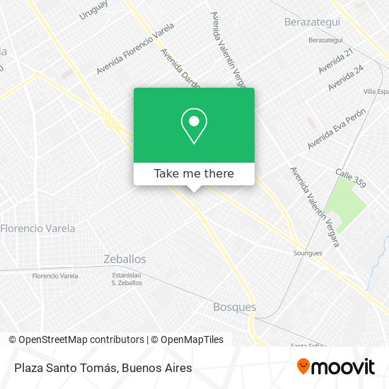 Plaza Santo Tomás map