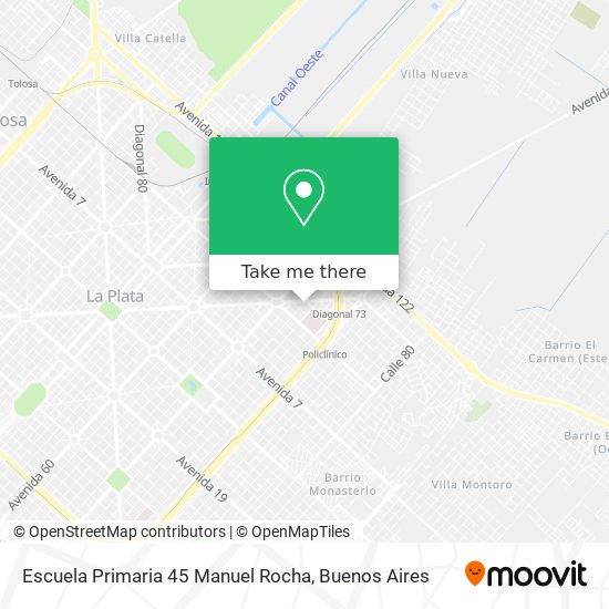 Escuela Primaria 45 Manuel Rocha map