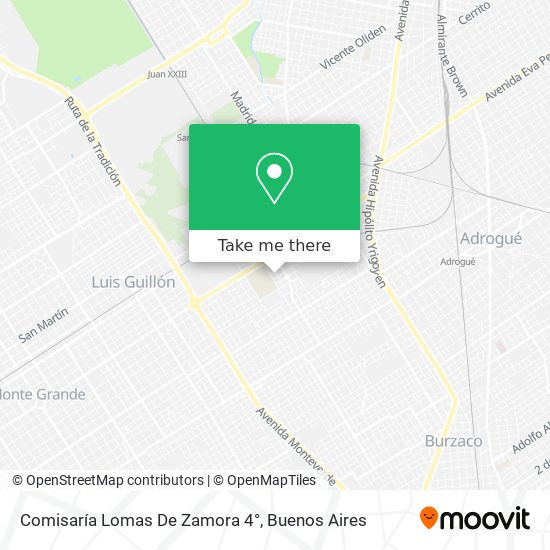 Comisaría Lomas De Zamora 4° map