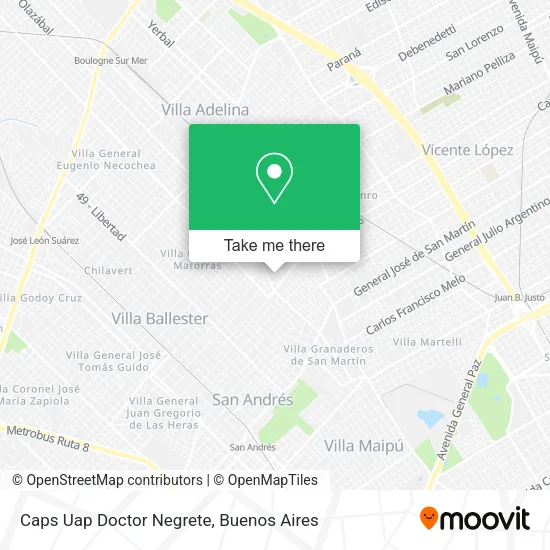 Caps Uap Doctor Negrete map