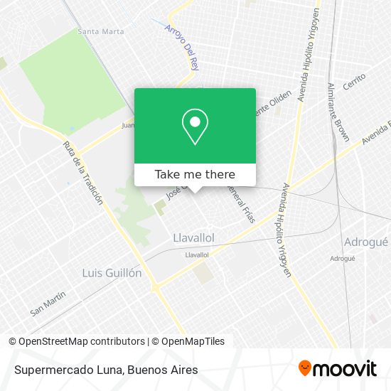 Supermercado Luna map