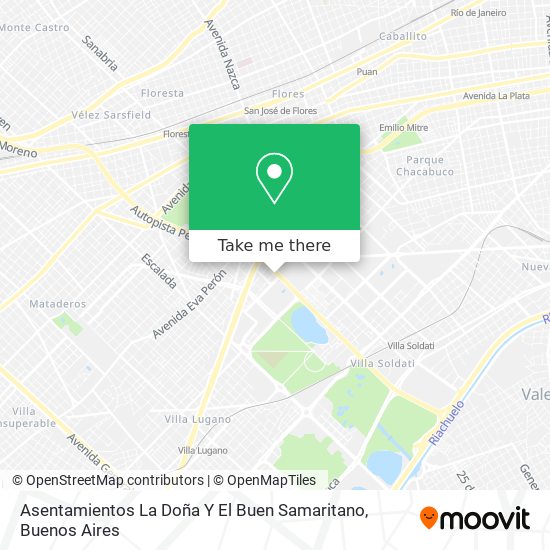 Mapa de Asentamientos La Doña Y El Buen Samaritano