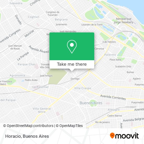 Mapa de Horacio