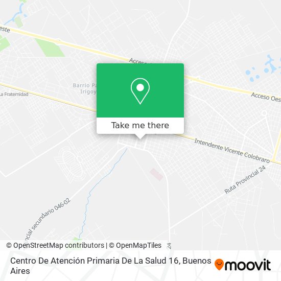 Mapa de Centro De Atención Primaria De La Salud 16