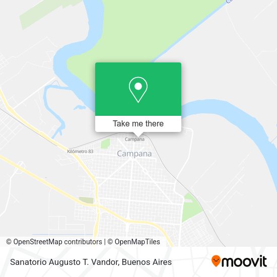 Mapa de Sanatorio Augusto T. Vandor
