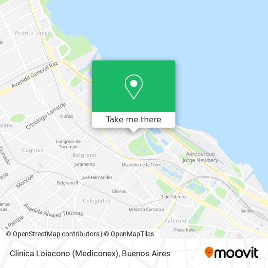 Clinica Loiacono (Mediconex) map