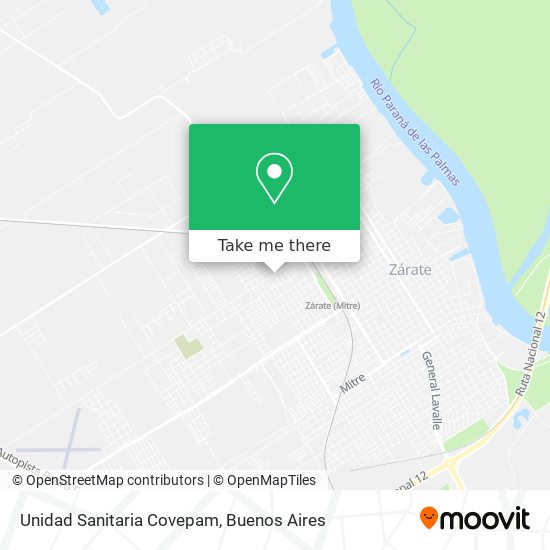 Unidad Sanitaria Covepam map