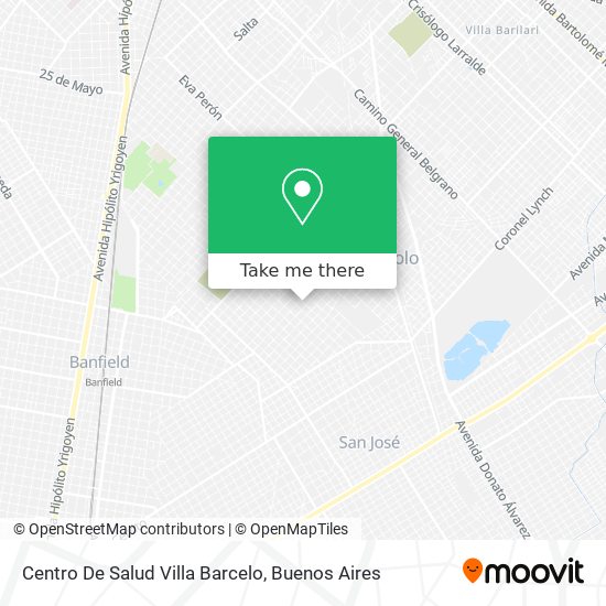 Mapa de Centro De Salud Villa Barcelo