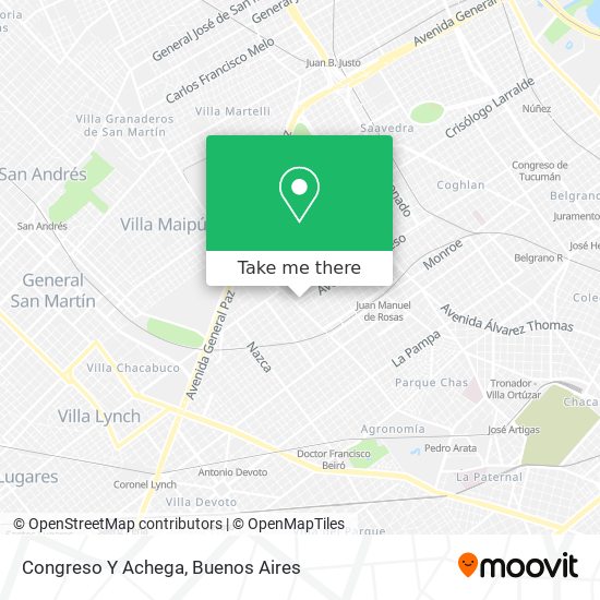 Congreso Y Achega map
