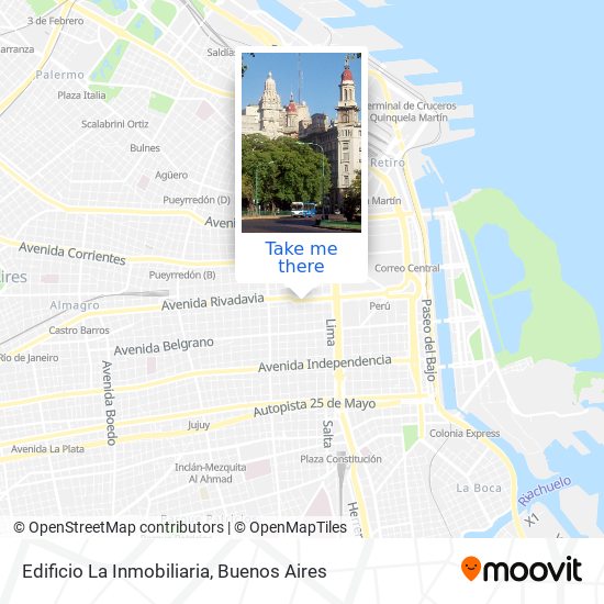 Edificio La Inmobiliaria map
