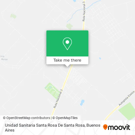 Mapa de Unidad Sanitaria Santa Rosa De Santa Rosa