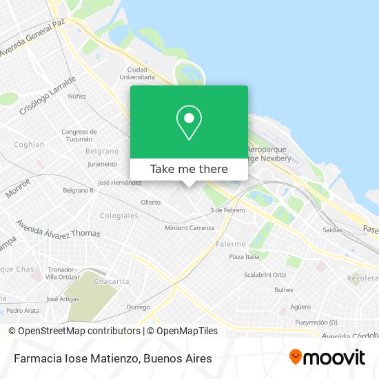 Farmacia Iose Matienzo map