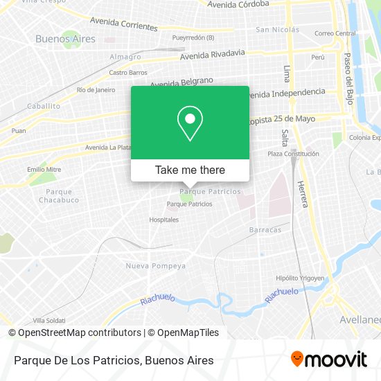 Parque De Los Patricios map