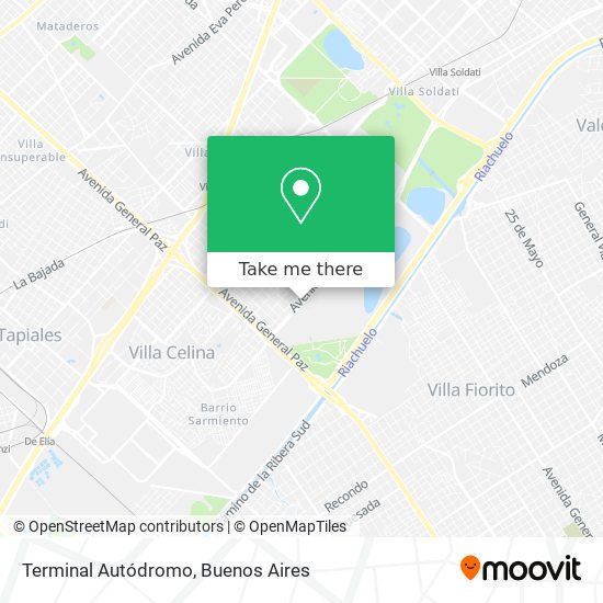 Mapa de Terminal Autódromo