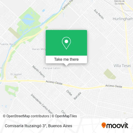Mapa de Comisaría Ituzaingó 3°