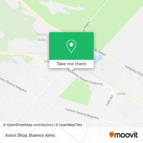 Axion Shop map