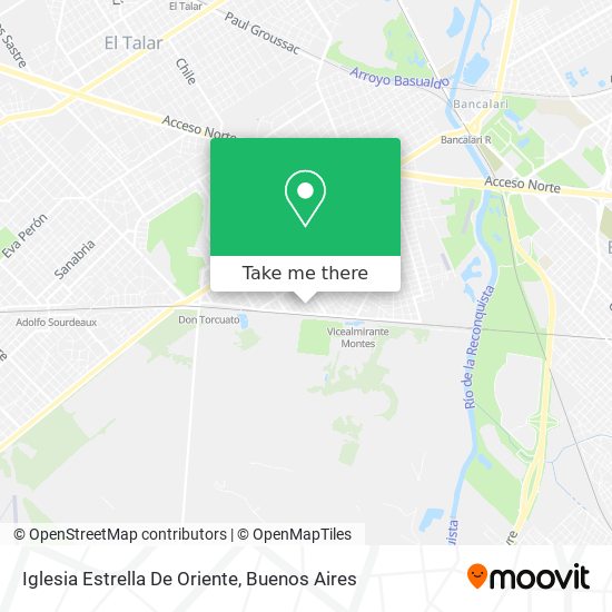 Iglesia Estrella De Oriente map