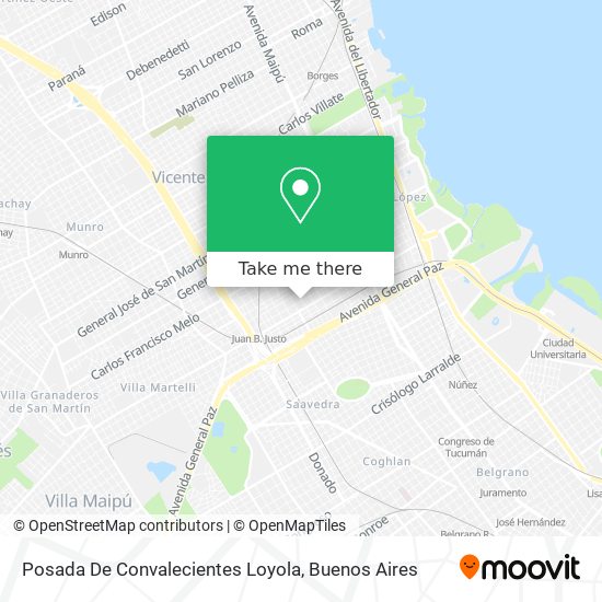 Mapa de Posada De Convalecientes Loyola