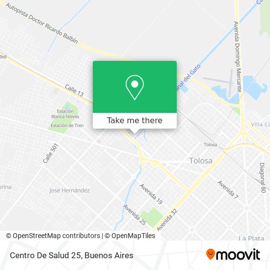 Mapa de Centro De Salud 25