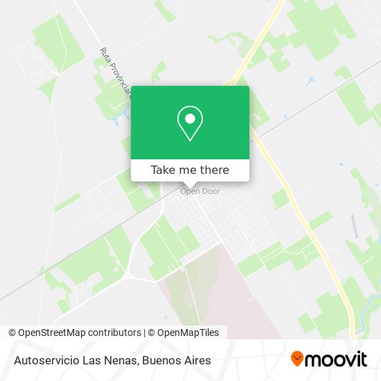 Autoservicio Las Nenas map