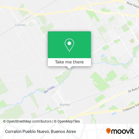 Corralón Pueblo Nuevo map