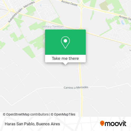 Mapa de Haras San Pablo