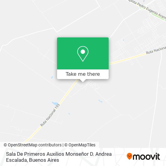 Sala De Primeros Auxilios Monseñor D. Andrea Escalada map