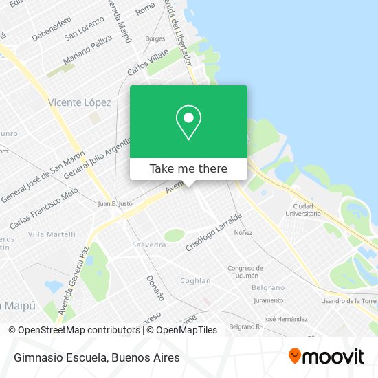 Mapa de Gimnasio Escuela