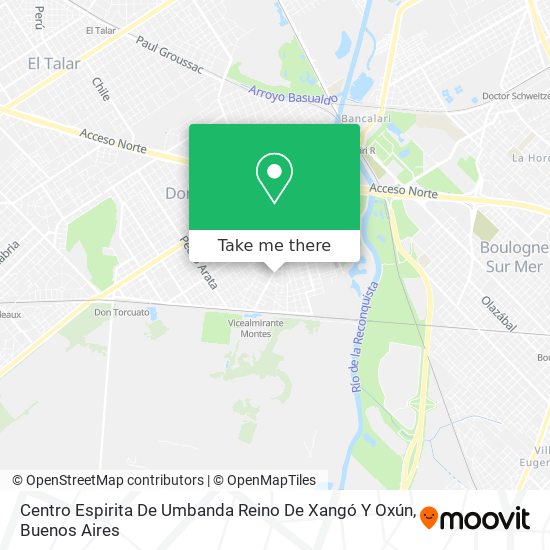 Centro Espirita De Umbanda Reino De Xangó Y Oxún map