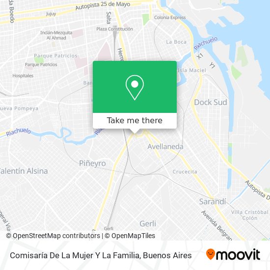 Comisaría De La Mujer Y La Familia map