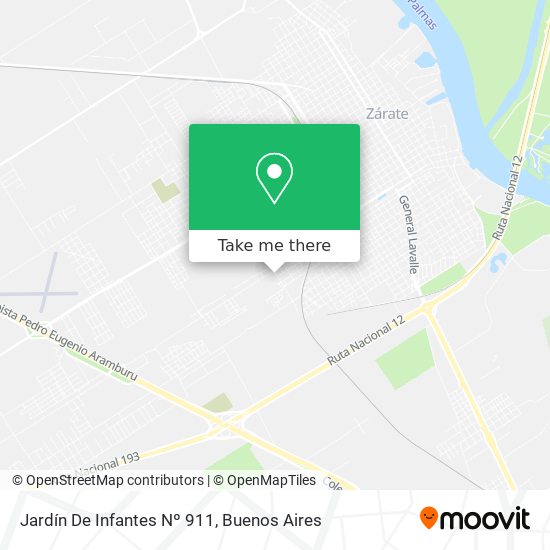 Jardín De Infantes Nº 911 map