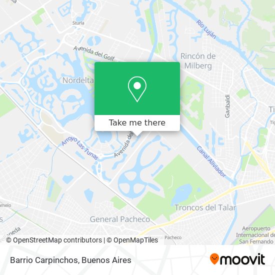 Mapa de Barrio Carpinchos