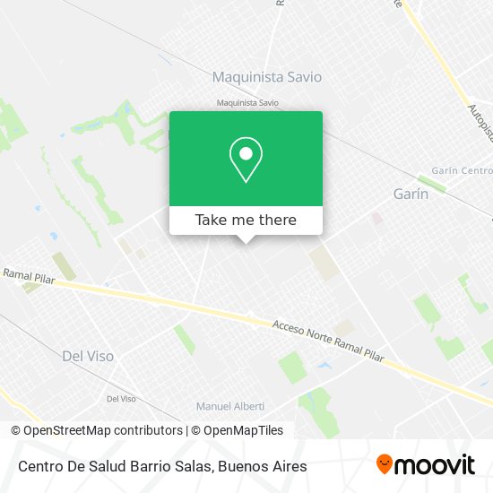 Mapa de Centro De Salud Barrio Salas