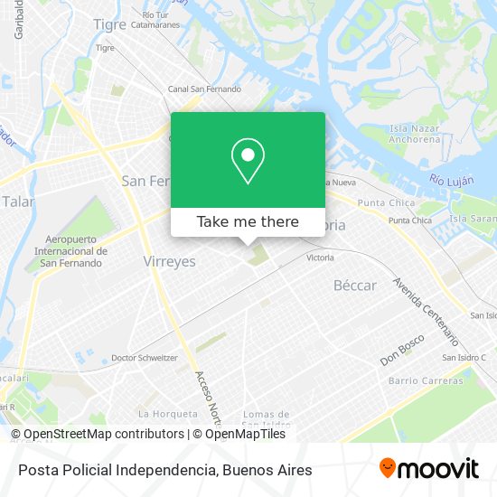 Mapa de Posta Policial Independencia