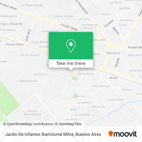 Jardín De Infantes Bartolomé Mitre map