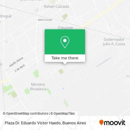 Plaza Dr. Eduardo Víctor Haedo map