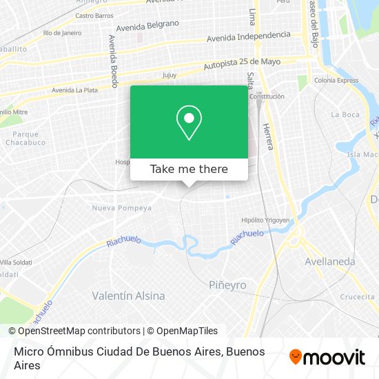 Micro Ómnibus Ciudad De Buenos Aires map